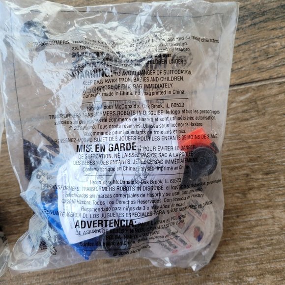 McDonald's Happy Meal 2016 Transformers Robots in Disguise #1 & Hot Wheels Lot - Picture 5 of 6